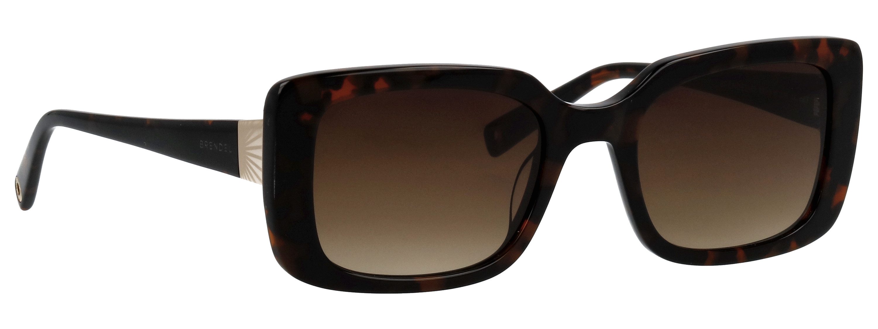 BRENDEL eyewear Sonnenbrille Modell 906210 Form Karree/Eckig, Logoschriftzug auf Bügel, Kunststofffassung