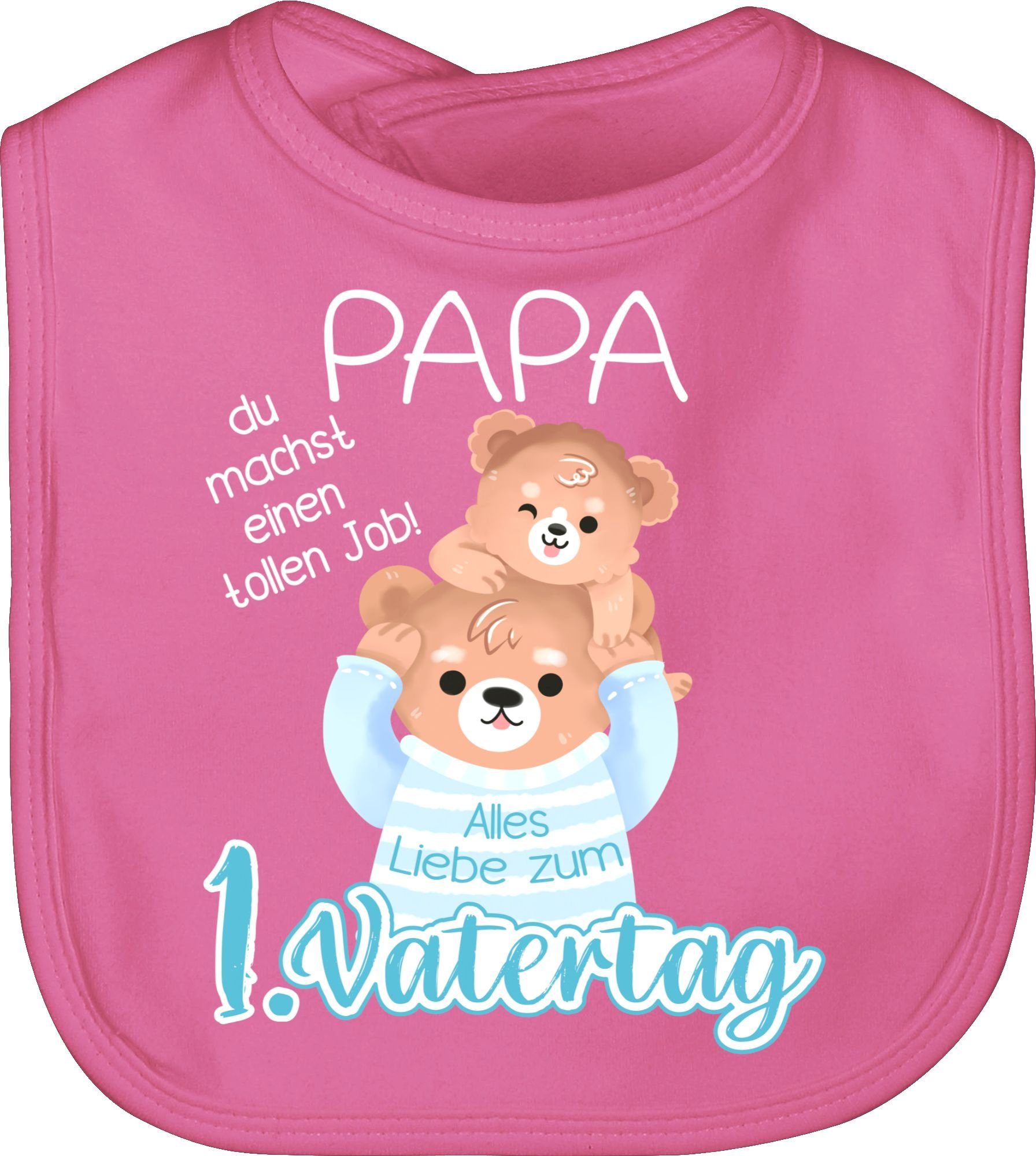 Lätzchen Alles Liebe zum 1. Vatertag - Papa Bär und Baby Bär