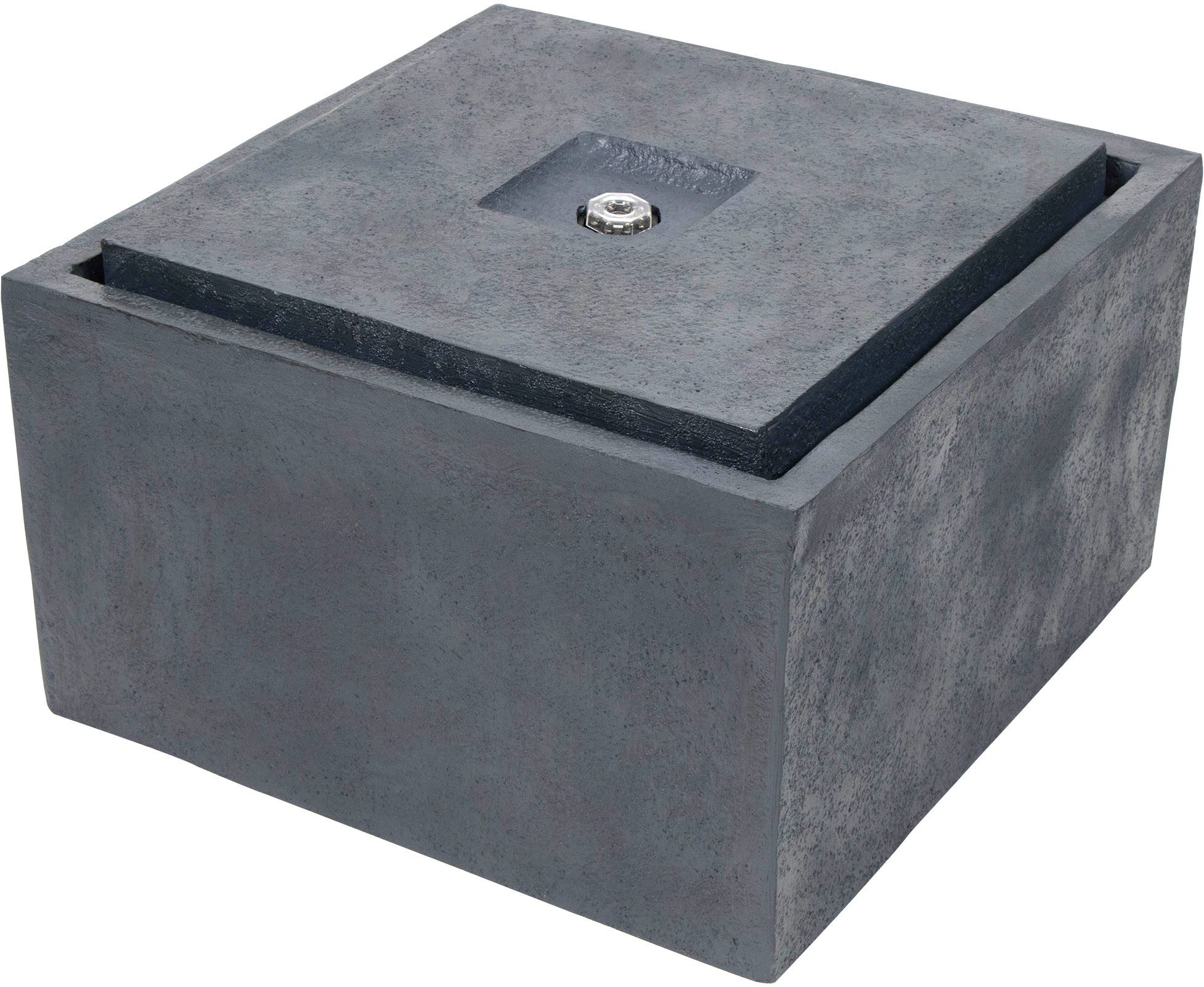 Ubbink Wasserspiel Sonora II, 51 cm Breite, Wasserbecken BxT: 51x51 cm, (Komplett-Set), Stylish