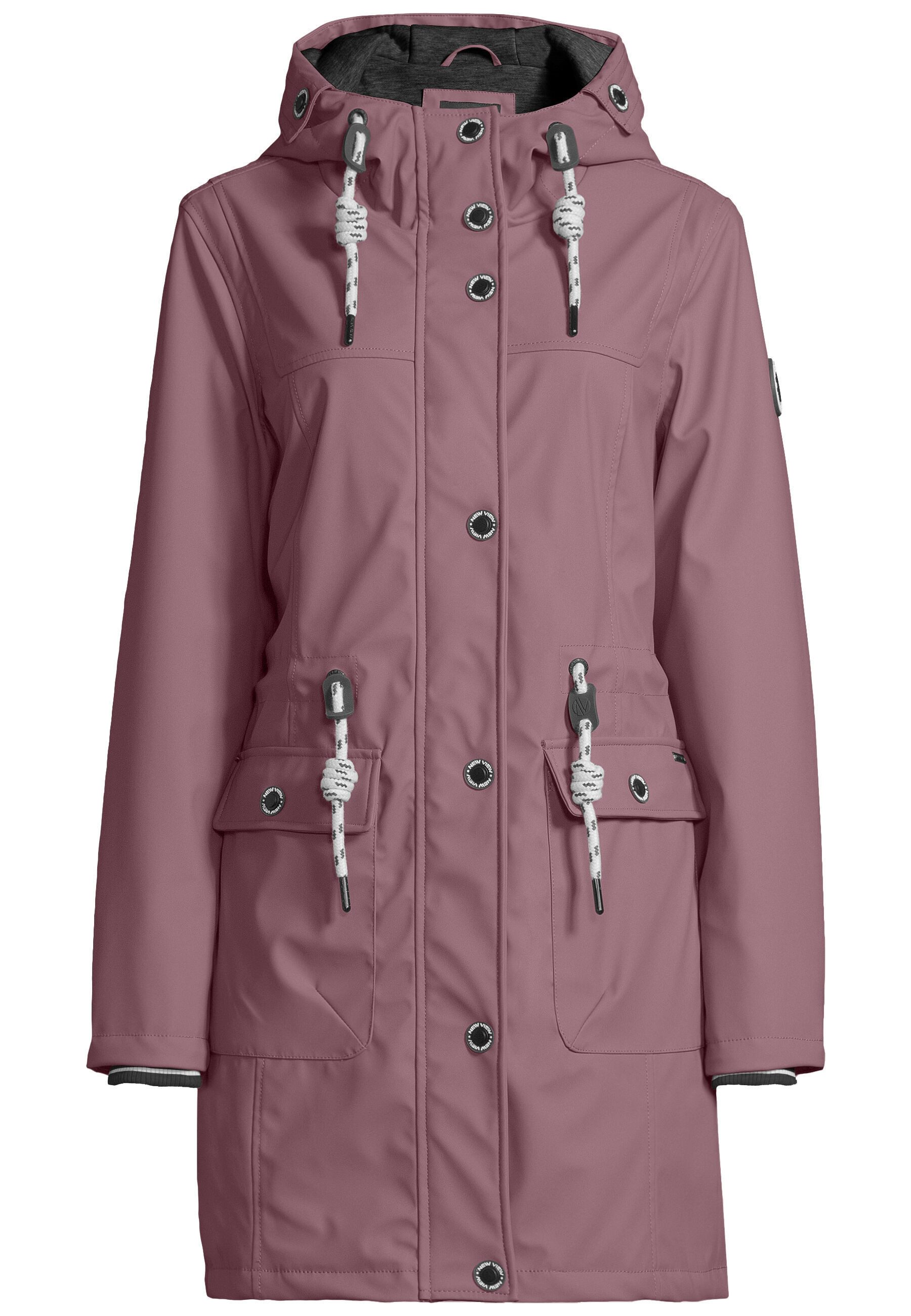 New View Regenjacke Lillie mit weitenregulierbarer Kapuze günstig online kaufen