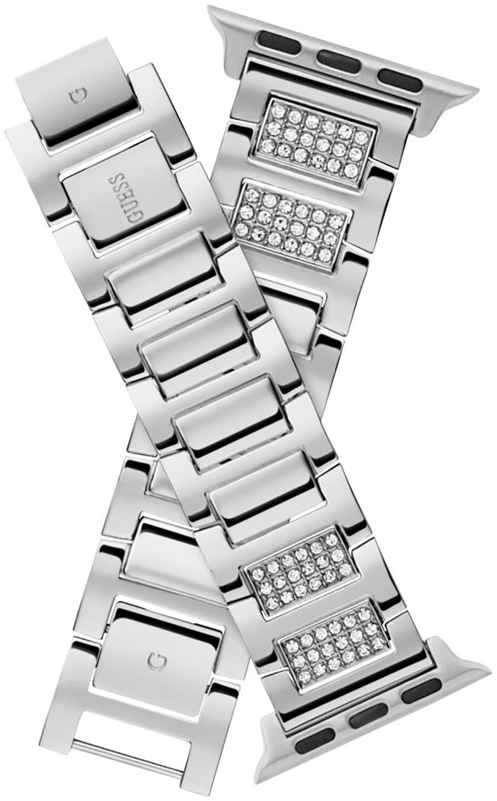 Guess Smartwatch-Armband Apple Strap, Wechselarmband, Ersatzband, Edelstahl, passend für die Apple Watch