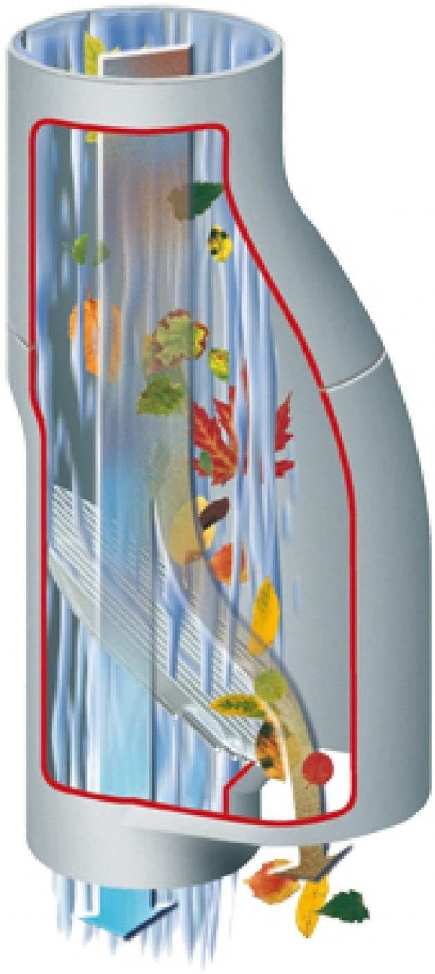 GARANTIA Regentonne Graf Garantia Laubabscheider grau für Wasserbehälter