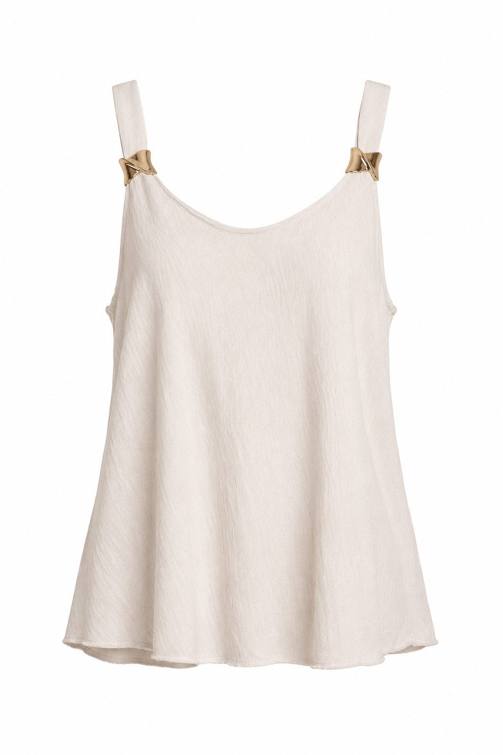 ITALY VIBES Trägertop - elegantes Ärmelloses Shirt - sommerliches Damen Top ONE SIZE, passend von Größe S bis XL