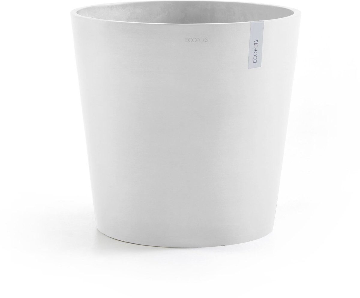 ECOPOTS Blumentopf Amsterdam 60 Pure White (1 St), Rund, Pure White