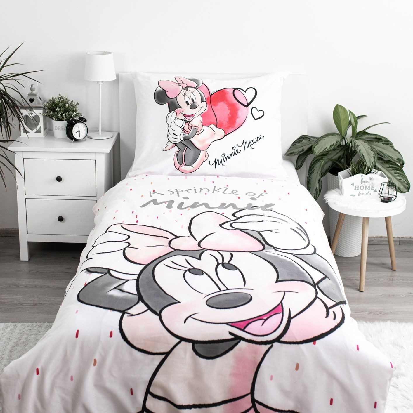 Disney Wendebettbezug Disney Minnie Maus Wende Bettwäsche Kopfkissen für 13 günstig online kaufen