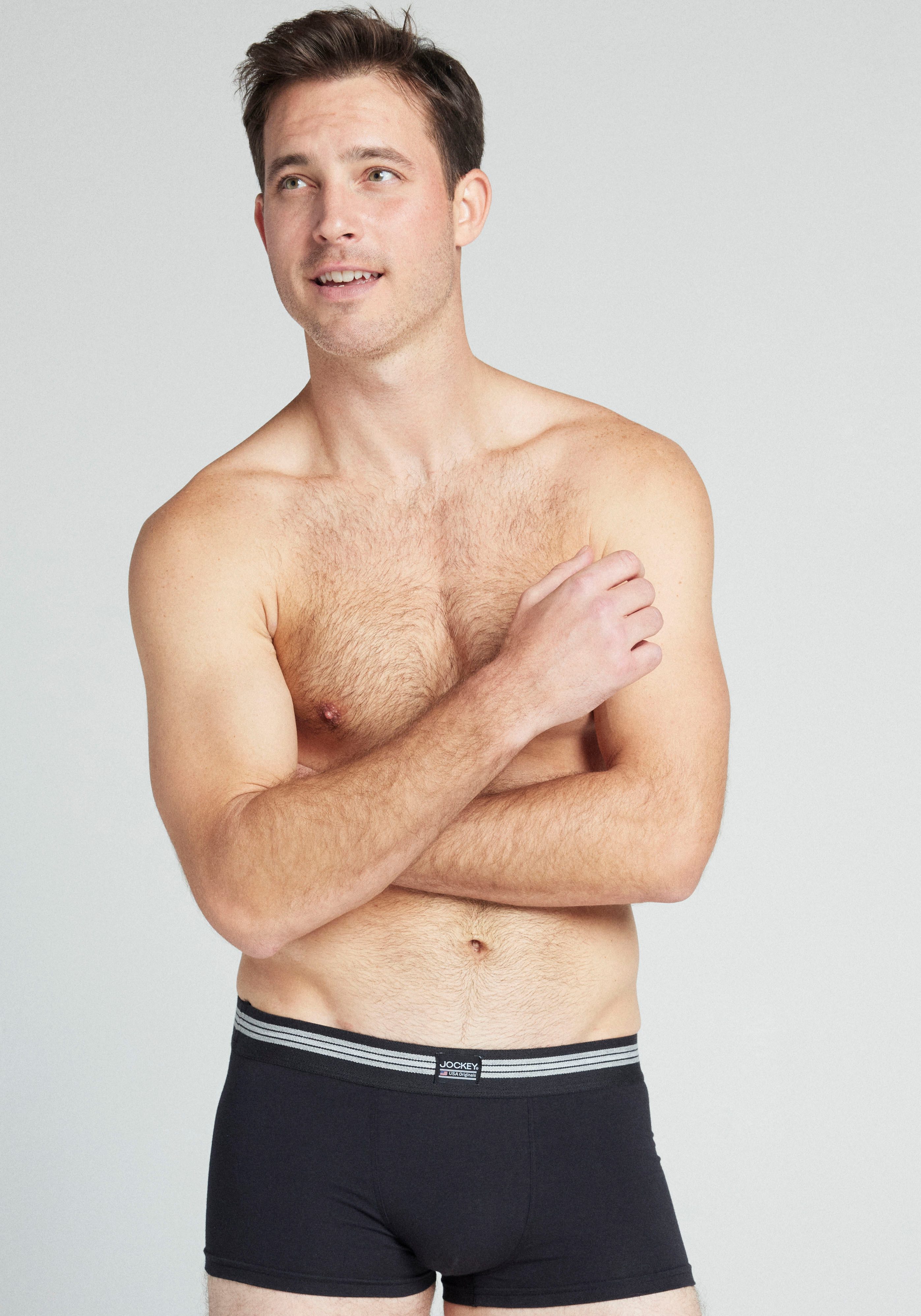 Jockey Trunk Cotton Stretch (3er Pack) mittlere Bundhöhe