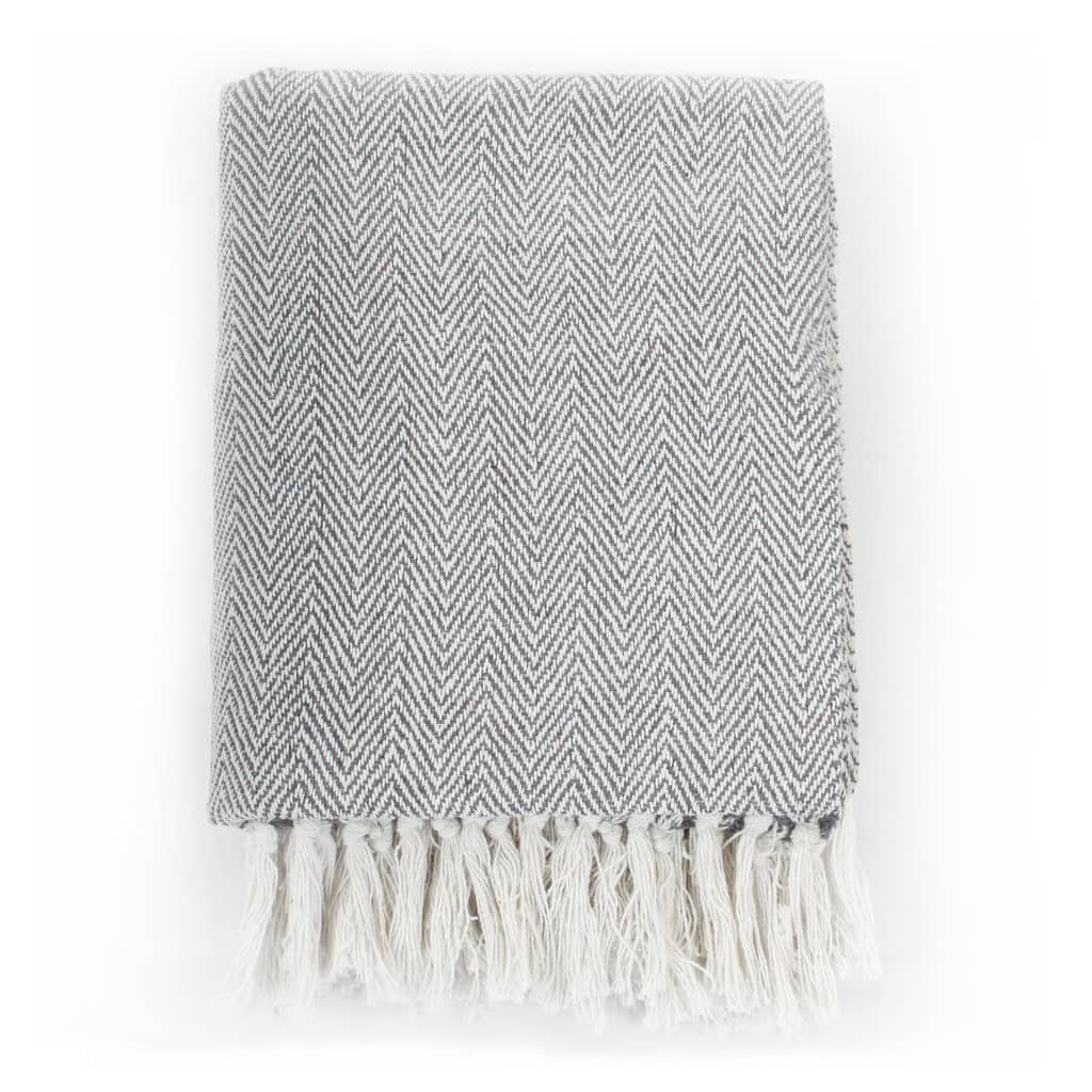 Plaid Kuscheldecke mit Fransen, trendigen Design,aus günstig online kaufen