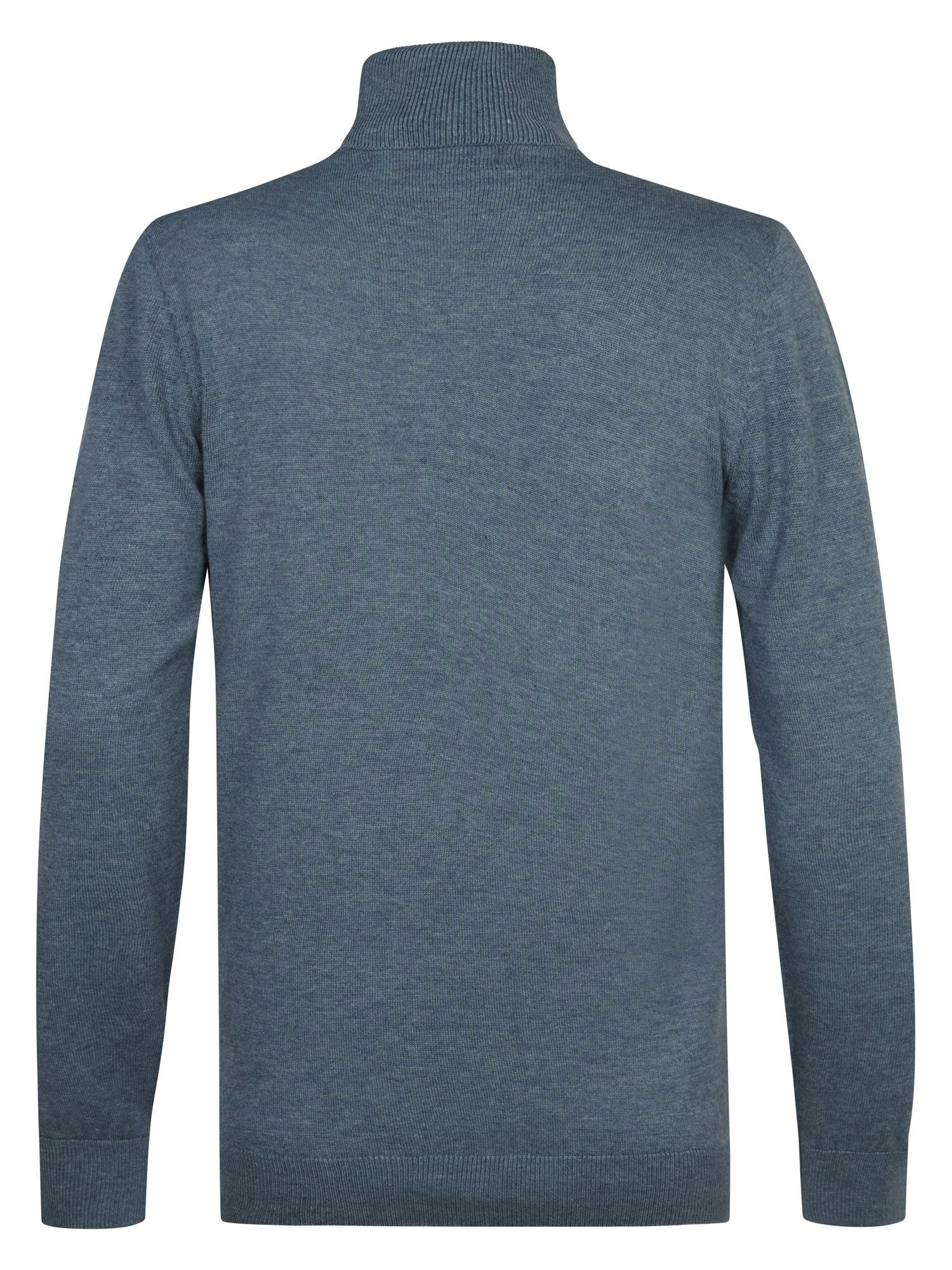 Petrol Industries Rollkragenpullover Men Knitwear Collar Basi Pflegeleichter Materialmix mit Baumwollanteil