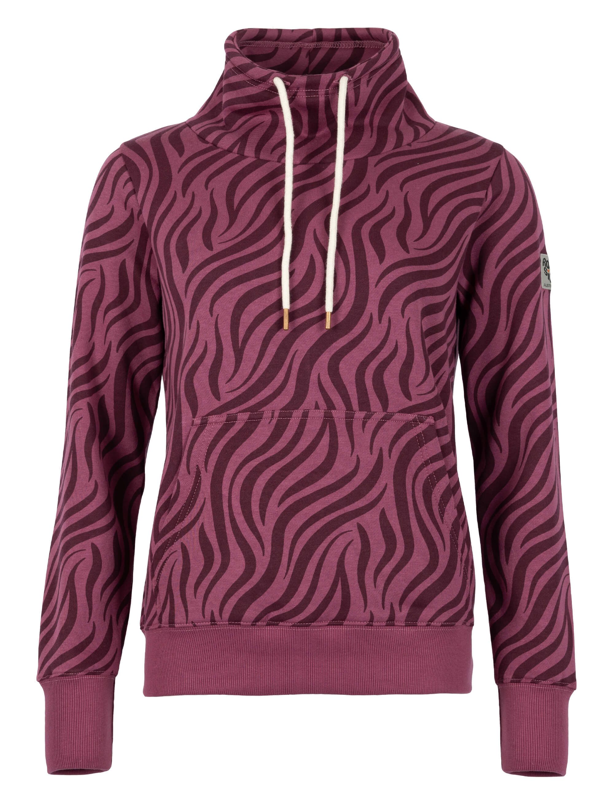 ROADSIGN australia Sweatshirt Wild Spirit (1, 1-tlg., 1) markanter Print im Zebramuster für stilvolle Loungewear-Momente