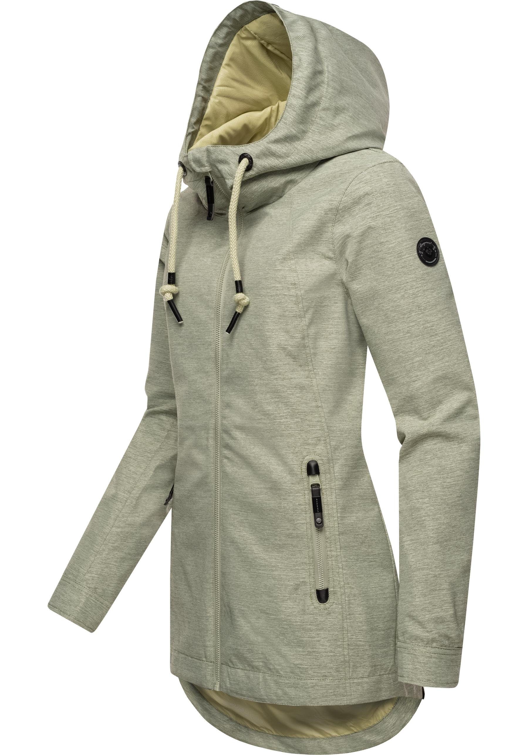 Ragwear Outdoorjacke Zuzka stylische Übergangsjacke mit großer Kapuze günstig online kaufen