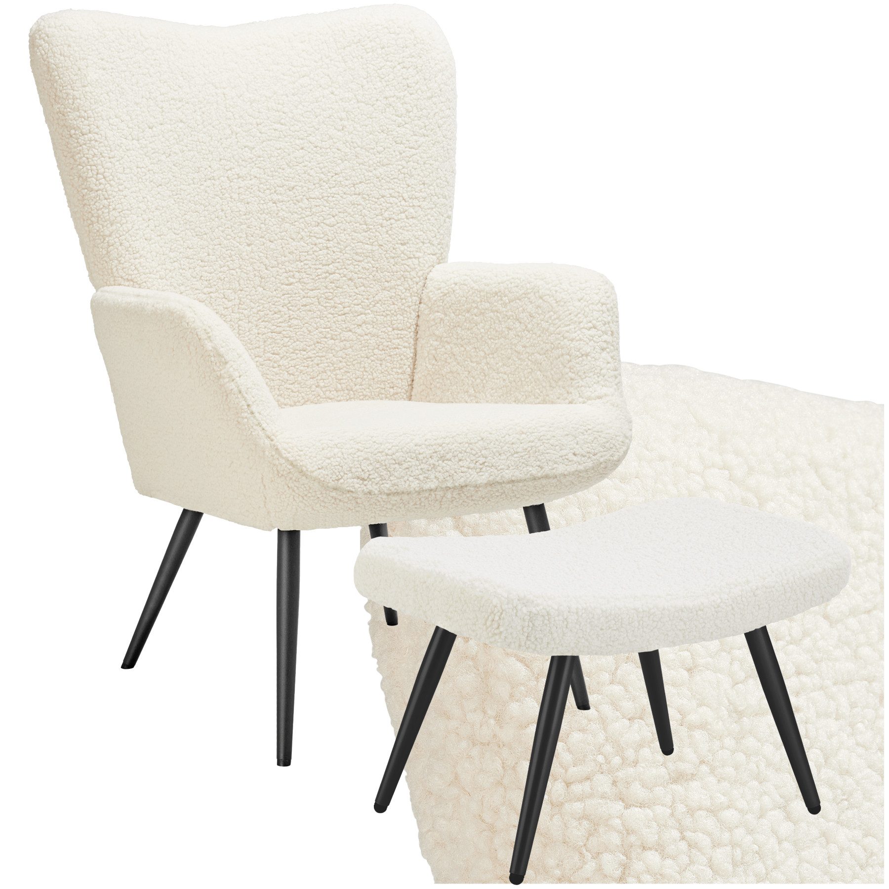 tectake Relaxsessel Sessel, gepolstert günstig online kaufen