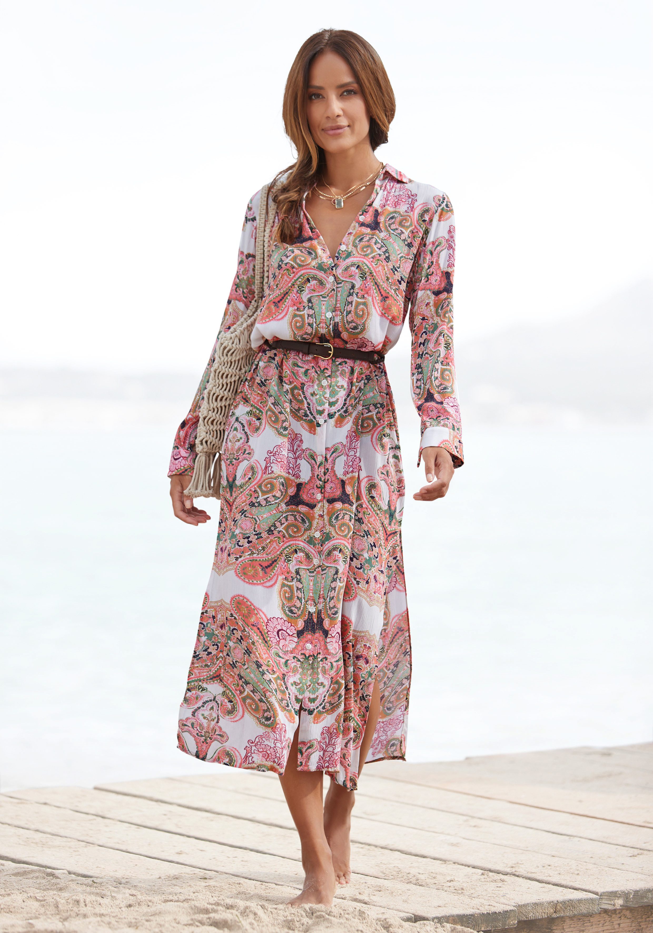 Hemdblusenkleid Cover-Up