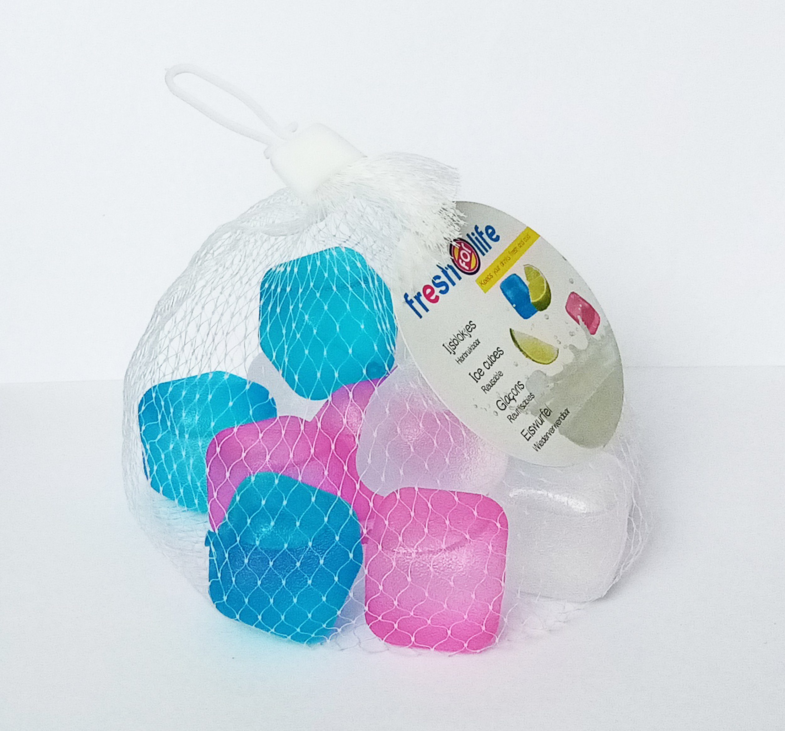 HIT Trading Eiswürfel-Steine 12x EISWÜRFEL Set aus Kunststoff wiederverwendbar Bund Kühlsteine 79, Weinkühler EIS Cube Würfel Kühlwürfel Weinkühler