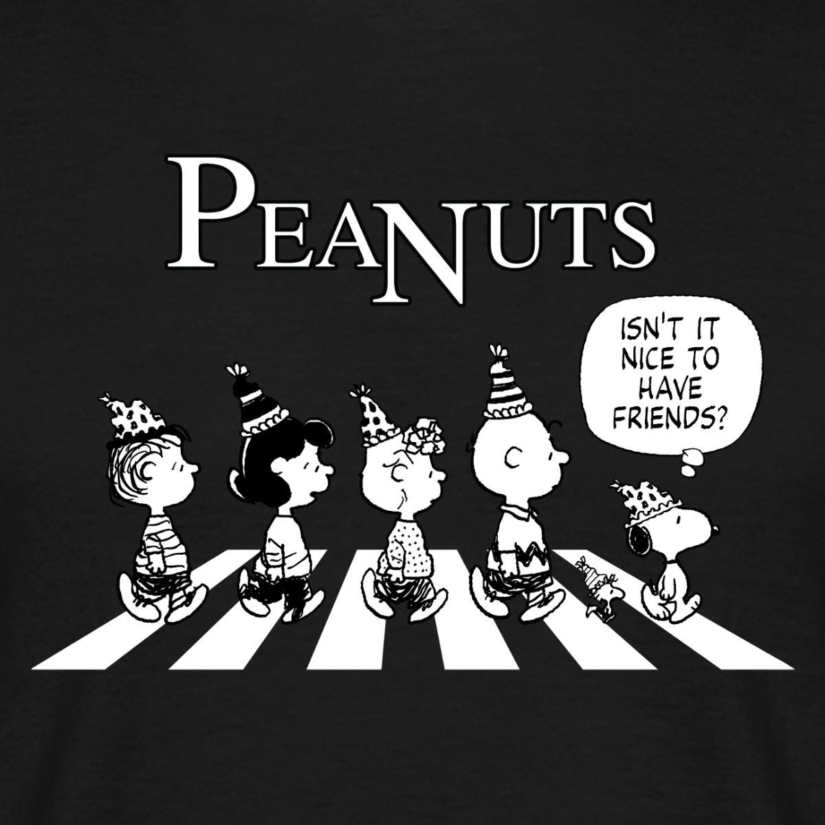 Spreadshirt T-Shirt Peanuts Snoopy, Charlie, Stella & Lucy Geburtstag Männer T-Shirt (1-tlg)