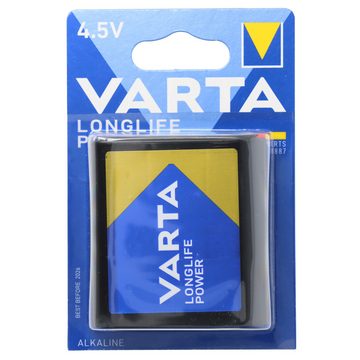 VARTA Varta Longlife Power (ehem. High Energy) 4,5V, MN1203, 3LR12, 3LR12P Batterie, (4,5 V)