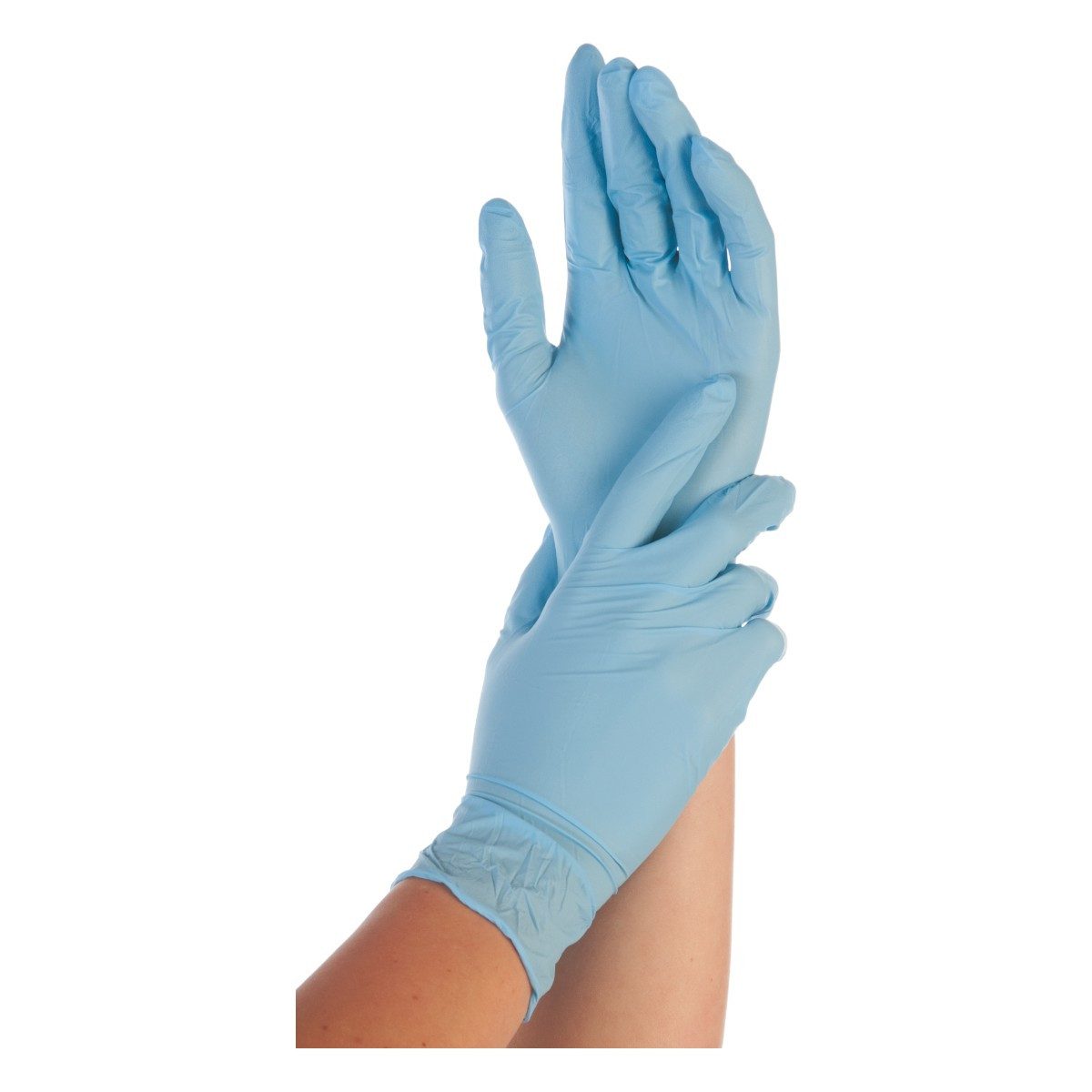 Franz Mensch Nitril-Handschuhe Hygonorm "Allfood Safe", Blau, 250 Stück