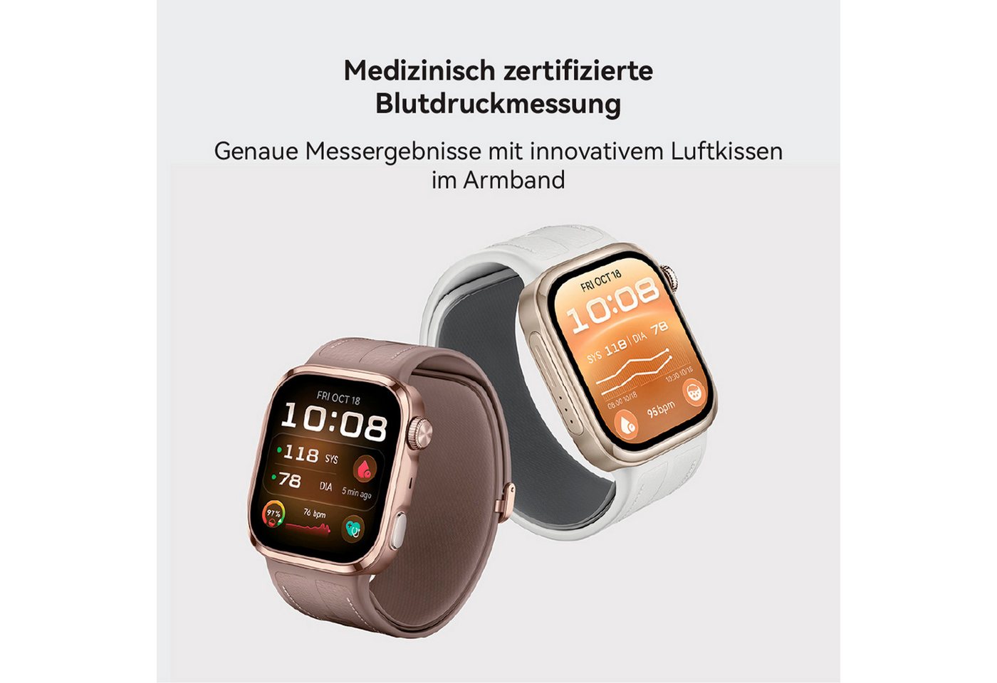 Huawei WATCH D3 Smartwatch (4,88 cm/1,92 Zoll) braun