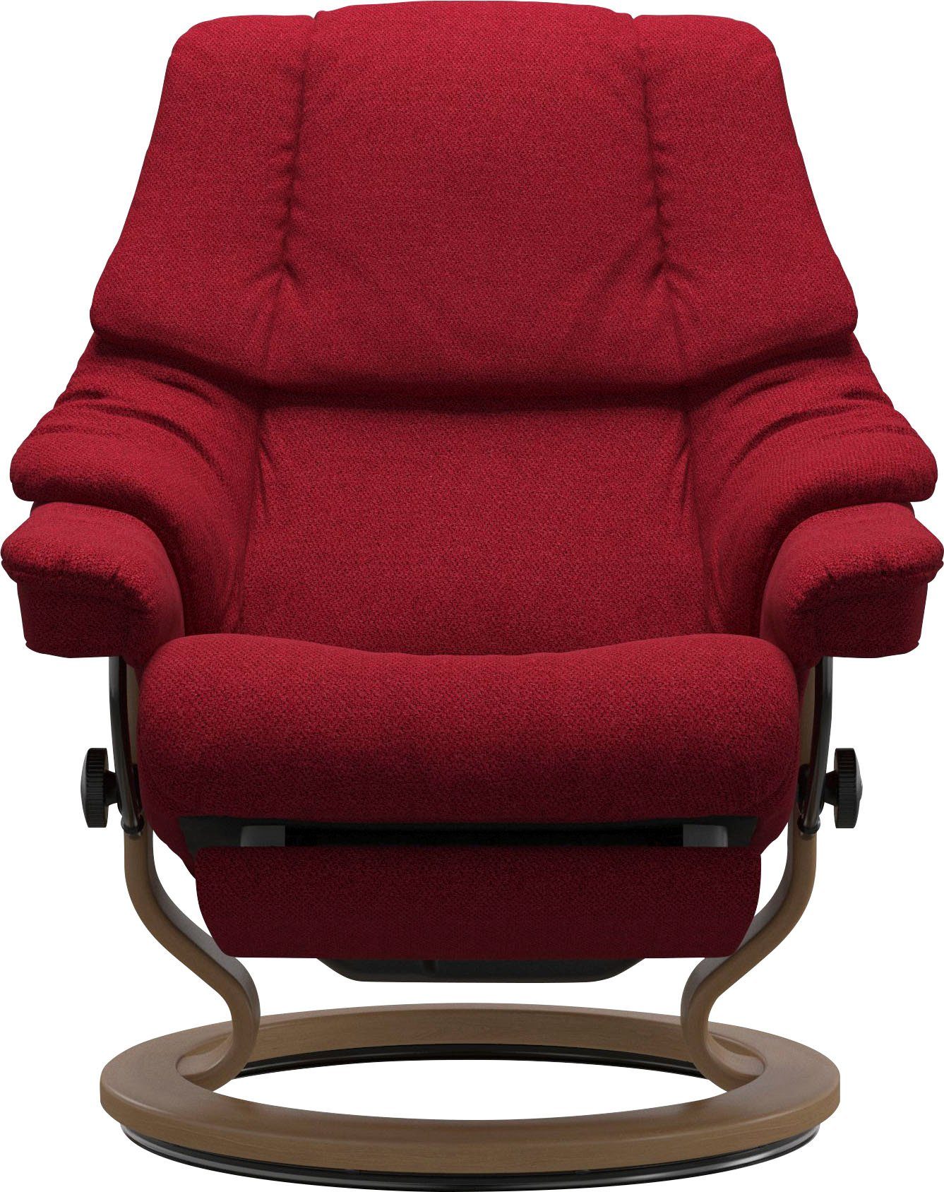 optional verstellbar, M Größe Stressless® Rückenverstellung, Hocker inklusive Hochwertiger Relaxfunktion Sessel Relaxsessel Reno, L, 2-motorisch, elektrisch & ohne &