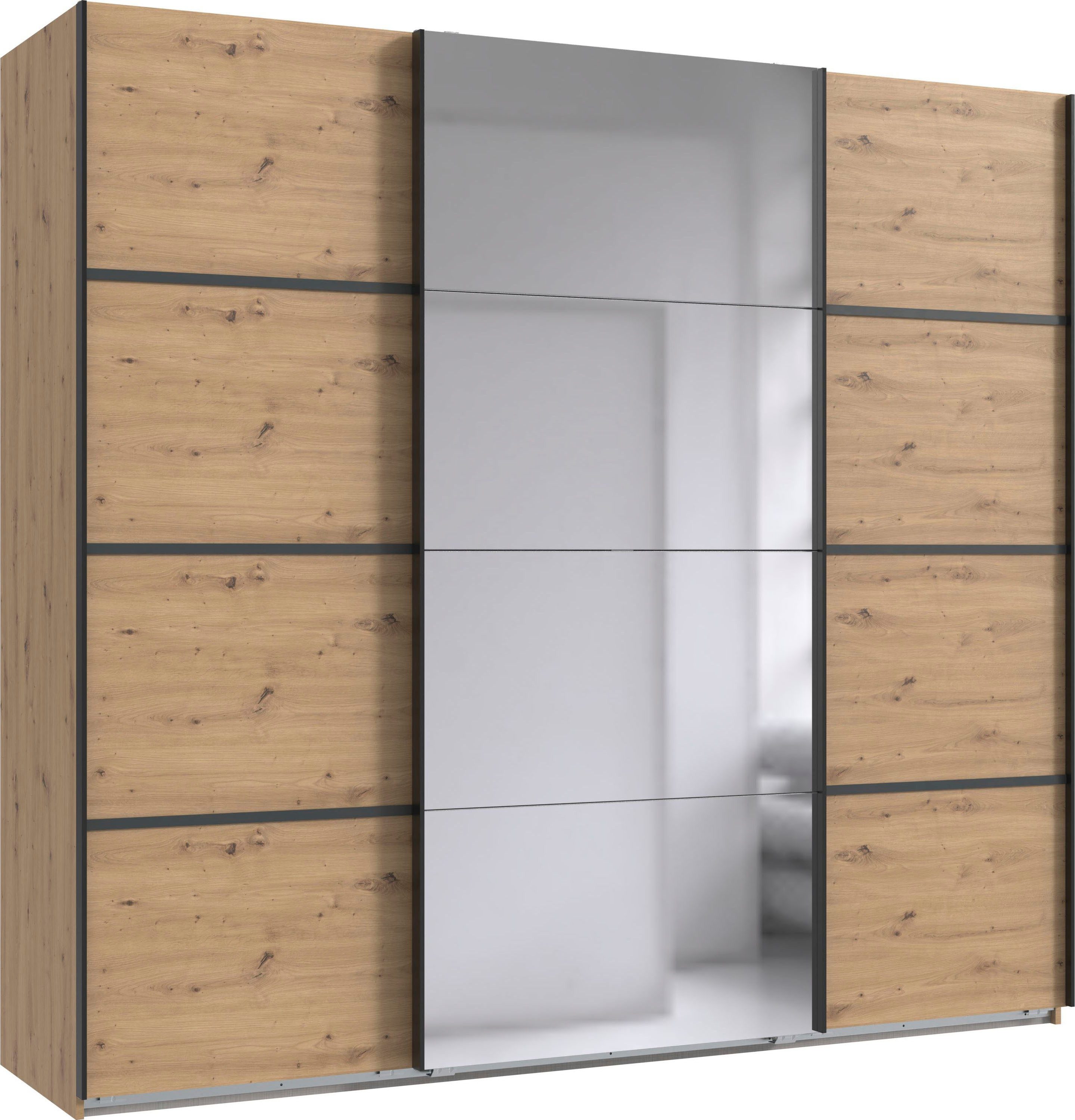 Wimex Schwebetürenschrank Jork Kleiderschrank mit Spiegel, günstig online kaufen