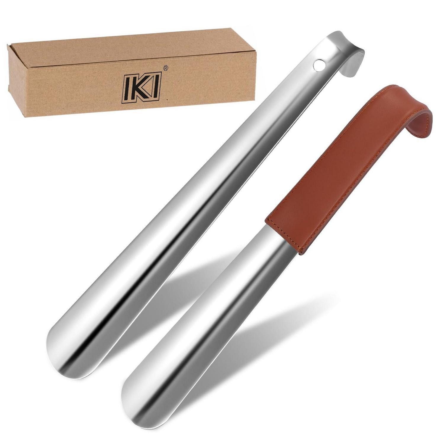 LuxusKollektion Schuhlöffel Schuhlöffel Metall Lang 2er Set 30cm