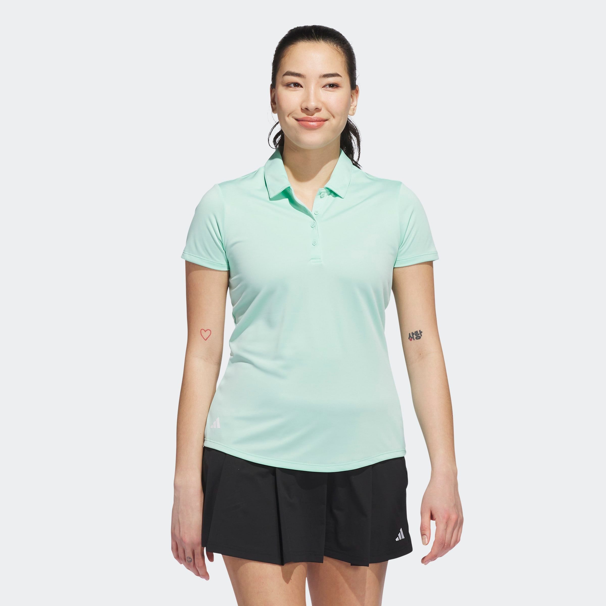 adidas Performance Poloshirt SOLID PERFORMANCE SHORT SLEEVE FÜR DAMEN mit D günstig online kaufen
