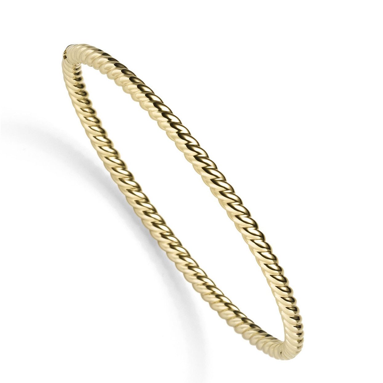 HOPLO Goldarmband Gold Armreif Kordel Breite 3,5 mm 585-14 Karat Gelbgold, günstig online kaufen