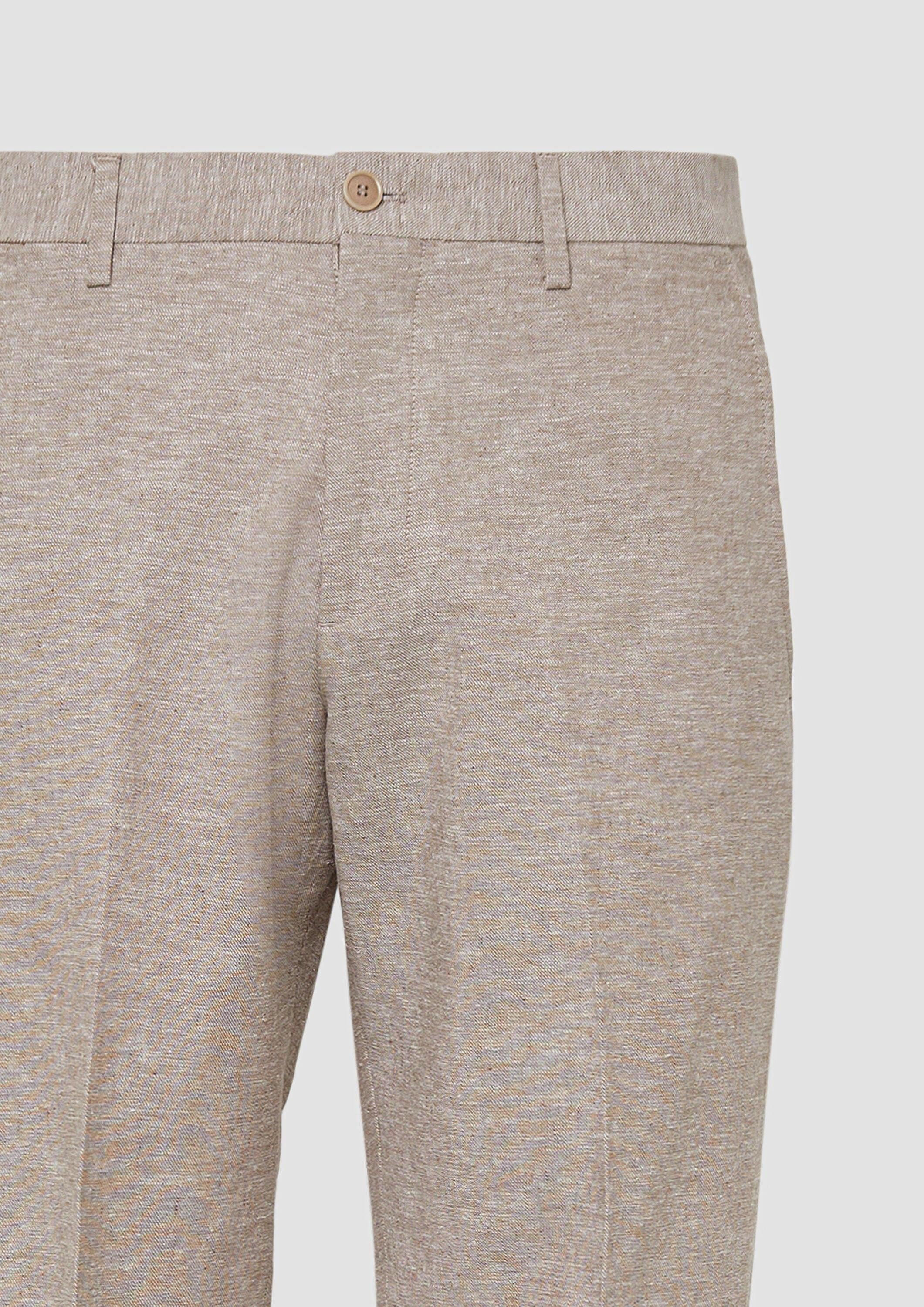 s.Oliver Chinos Hose S.OPURE s.O PURE: Anzughose aus Leinenmix