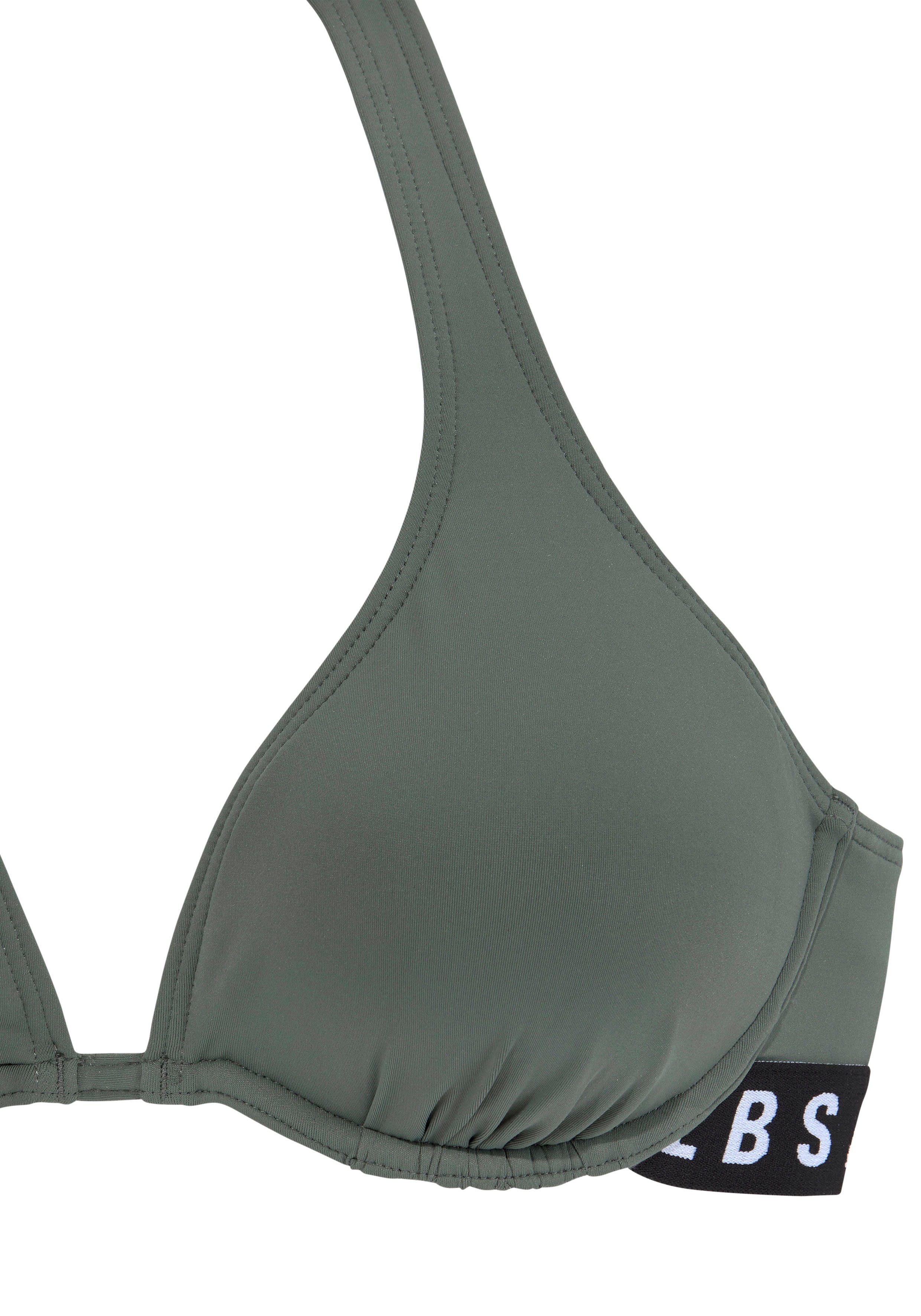 Elbsand Bügel-Bikini mit kontrastfarbenen Markenschriftzügen – Bild 3 von 5