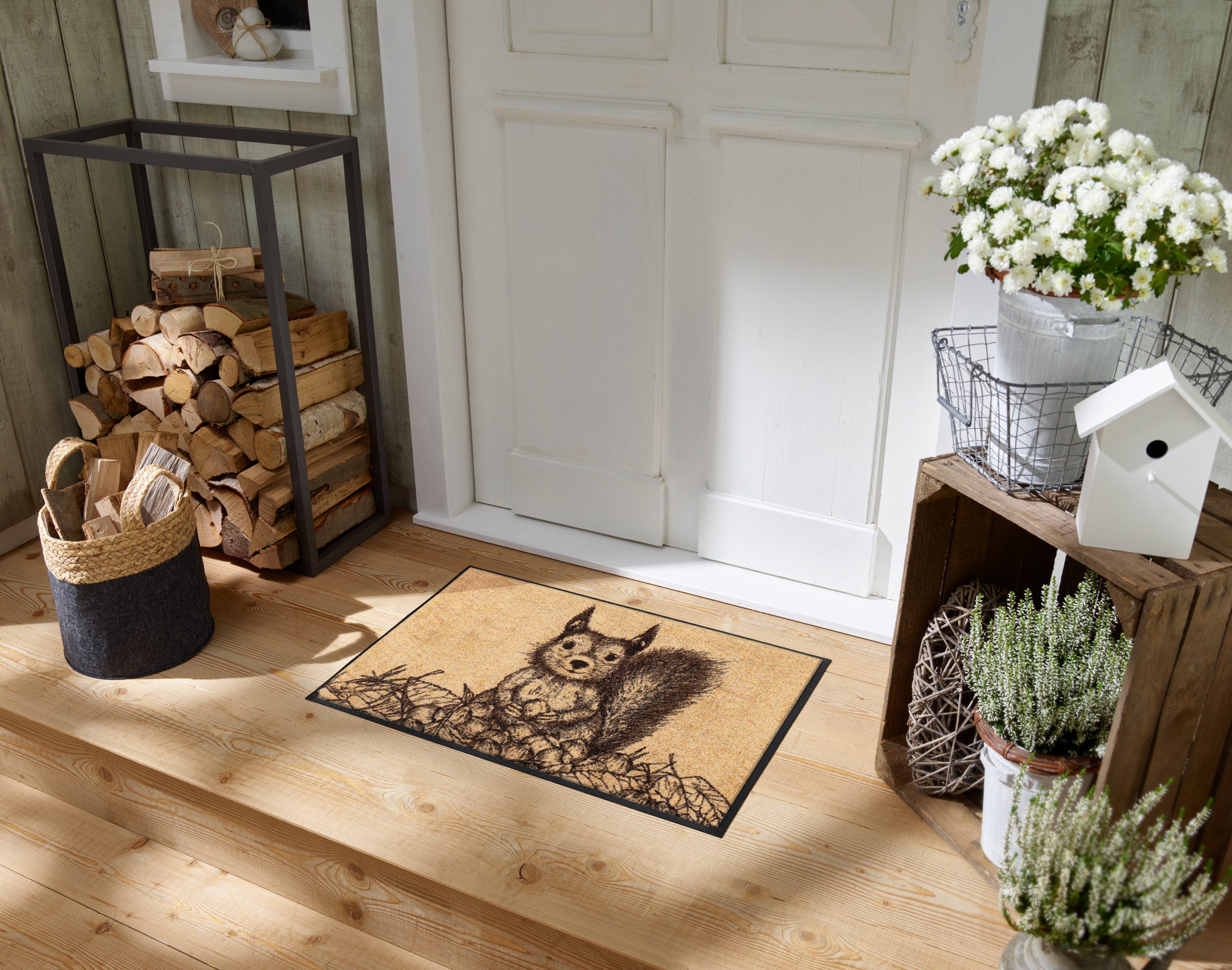 wash+dry by Kleen-Tex Fußmatte Squirry, rechteckig, Höhe: 7 mm günstig online kaufen