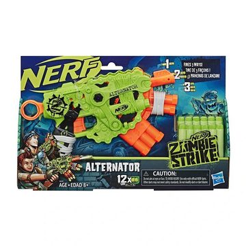 Hasbro Blaster N-Strike Zombie Alternator, Einzelfeuer, Zwei-Schuss-Multi-Feuer und Drei-Schuss-Multi-Feuer. Mit