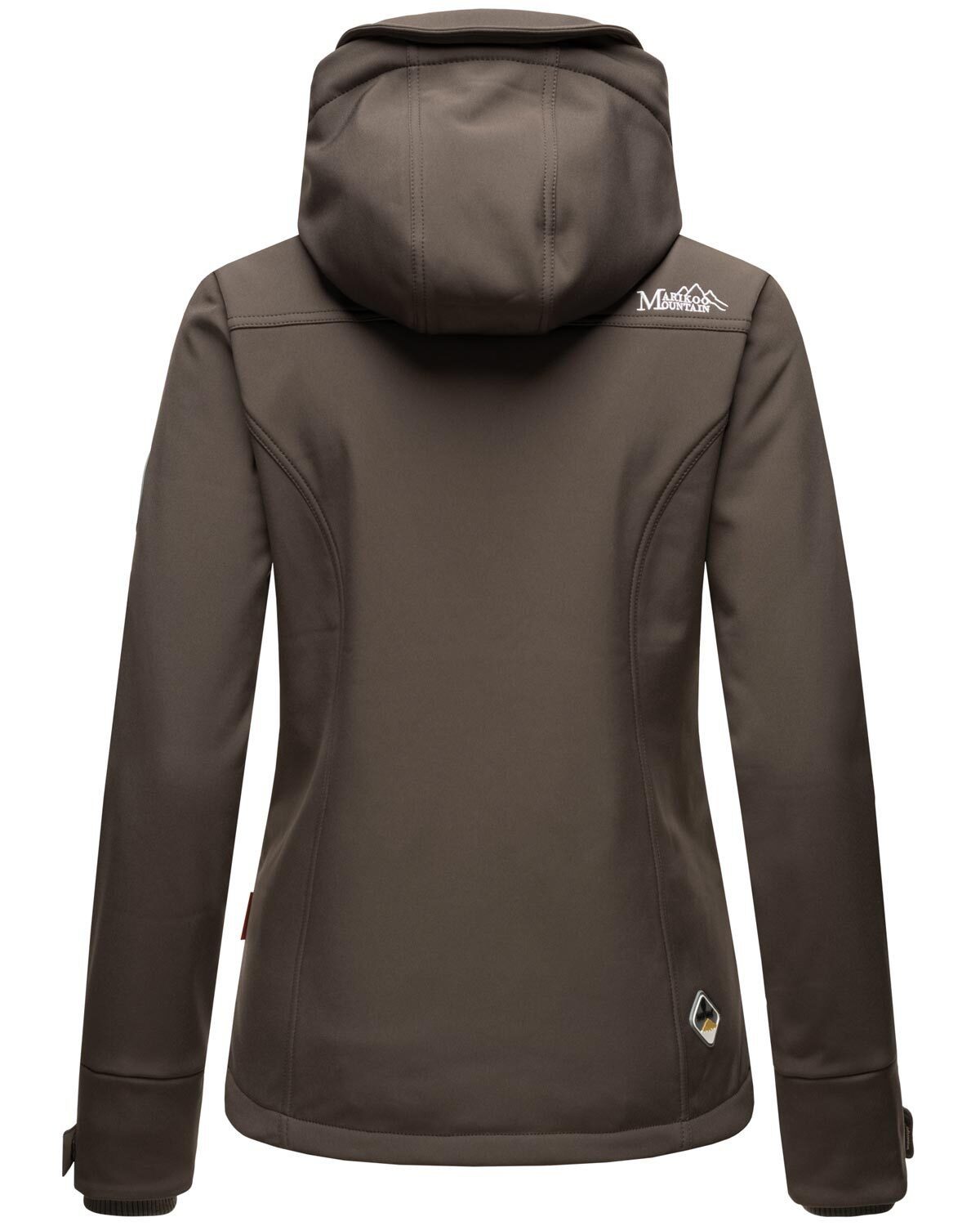 Marikoo sportliche Anthrazit Zicke Funktionsjacke Kleine Softshelljacke