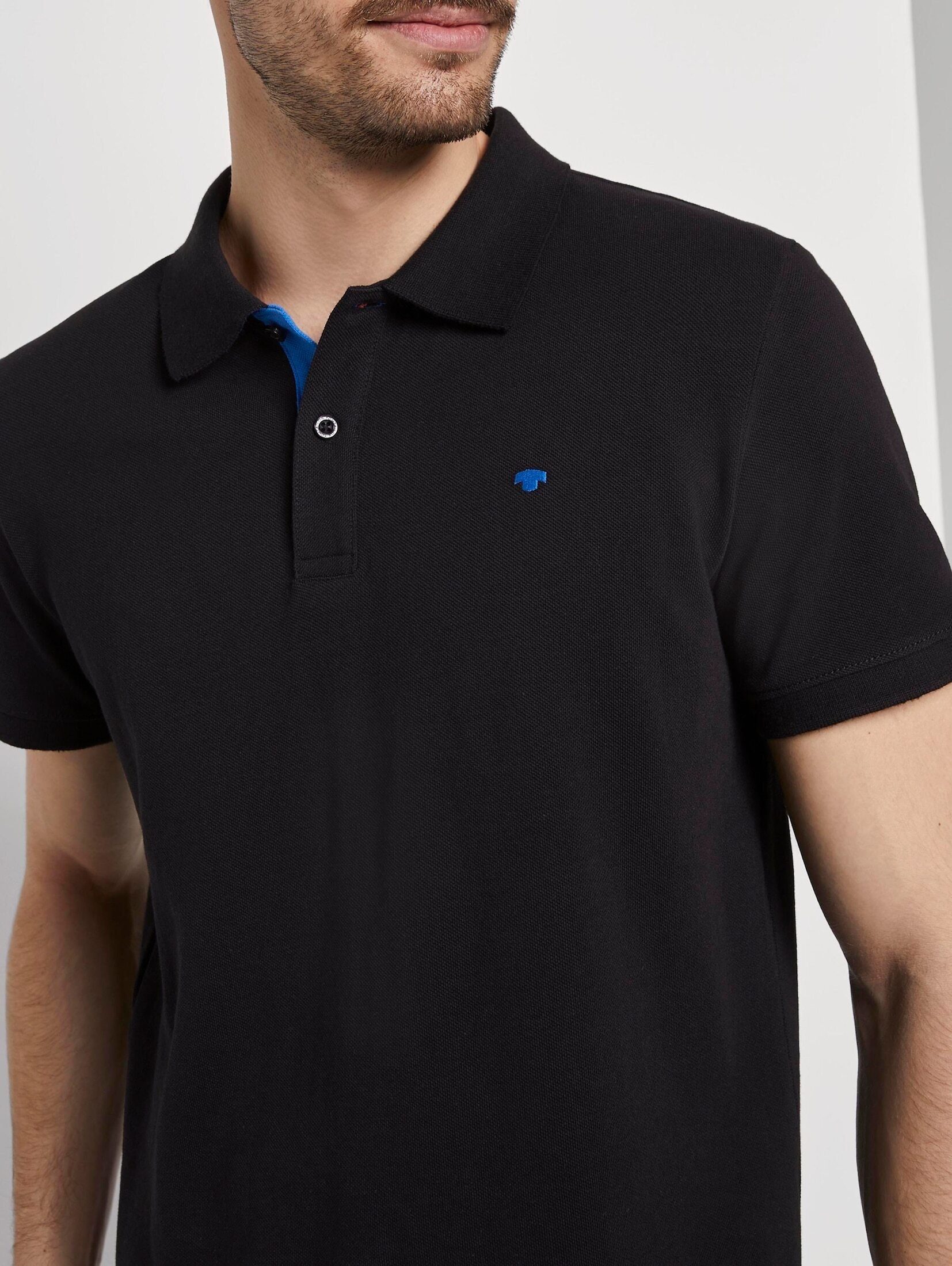 TOM TAILOR Poloshirt Poloshirts Piqué Poloshirt aus Baumwolle