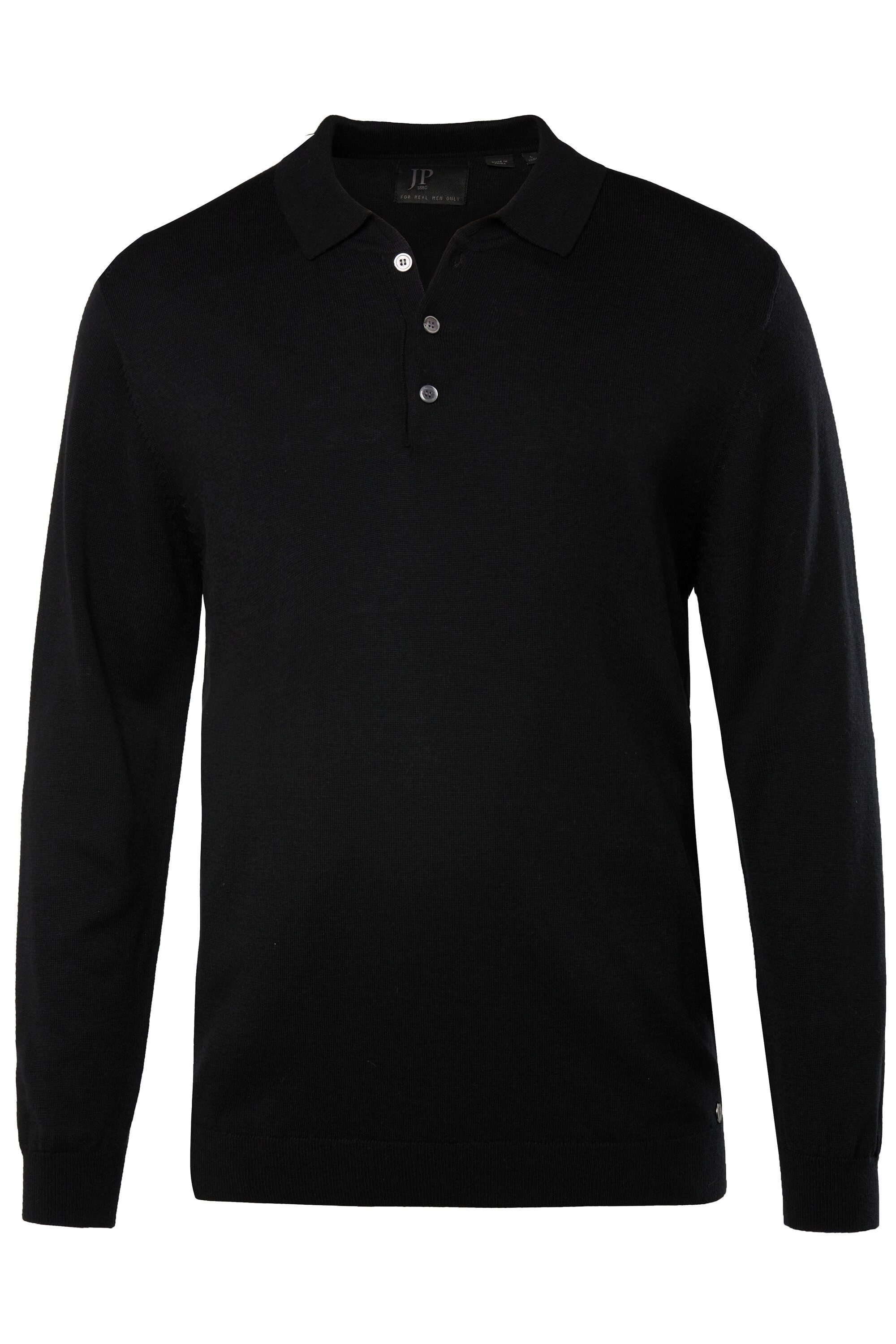 JP1880 Rundhalspullover JP 1880 Strick-Poloshirt FLEXNAMIC® günstig online kaufen