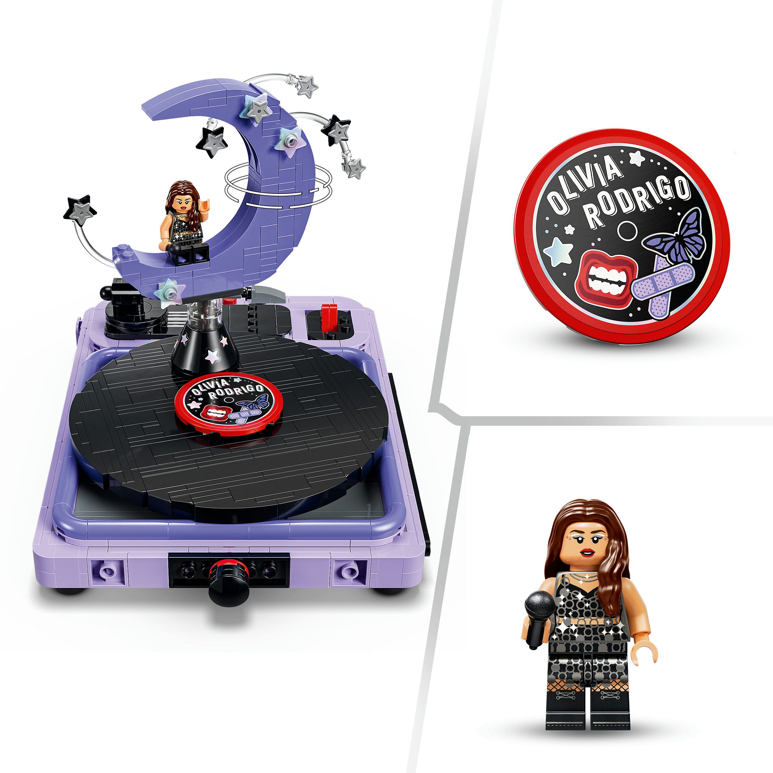 LEGO® Olivia Rodrigos Konzertmond (43029), LEGO Editions Music Konstruktionsspielsteine, (670 St), Made in Europe – Bild 5 von 5