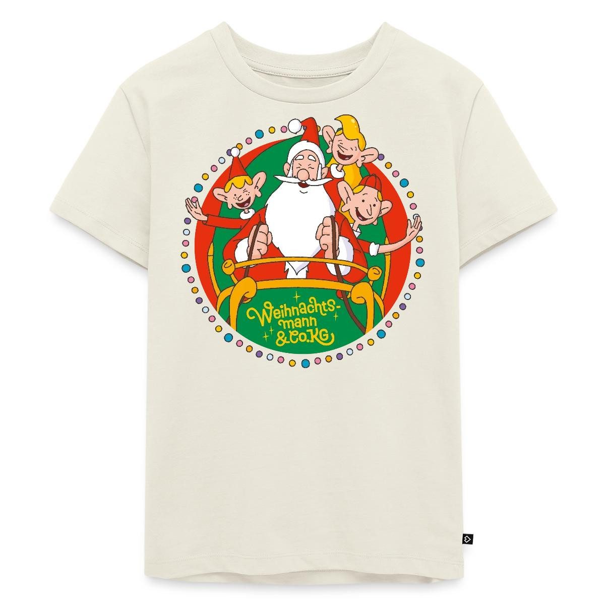 Spreadshirt T-Shirt Weihnachtsmann & Co. KG Logo Kinder Premium T-Shirt (1-tlg)