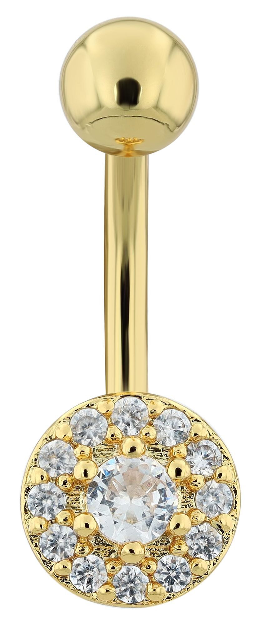 AKZENT Bauchnabelpiercing Lugia Edelstahl gold günstig online kaufen