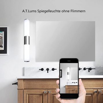 GelldG LED Spiegelleuchte LED Spiegelleuchte Bad, Badezimmer Lampe, IP44 Wasserdicht, Badlampe