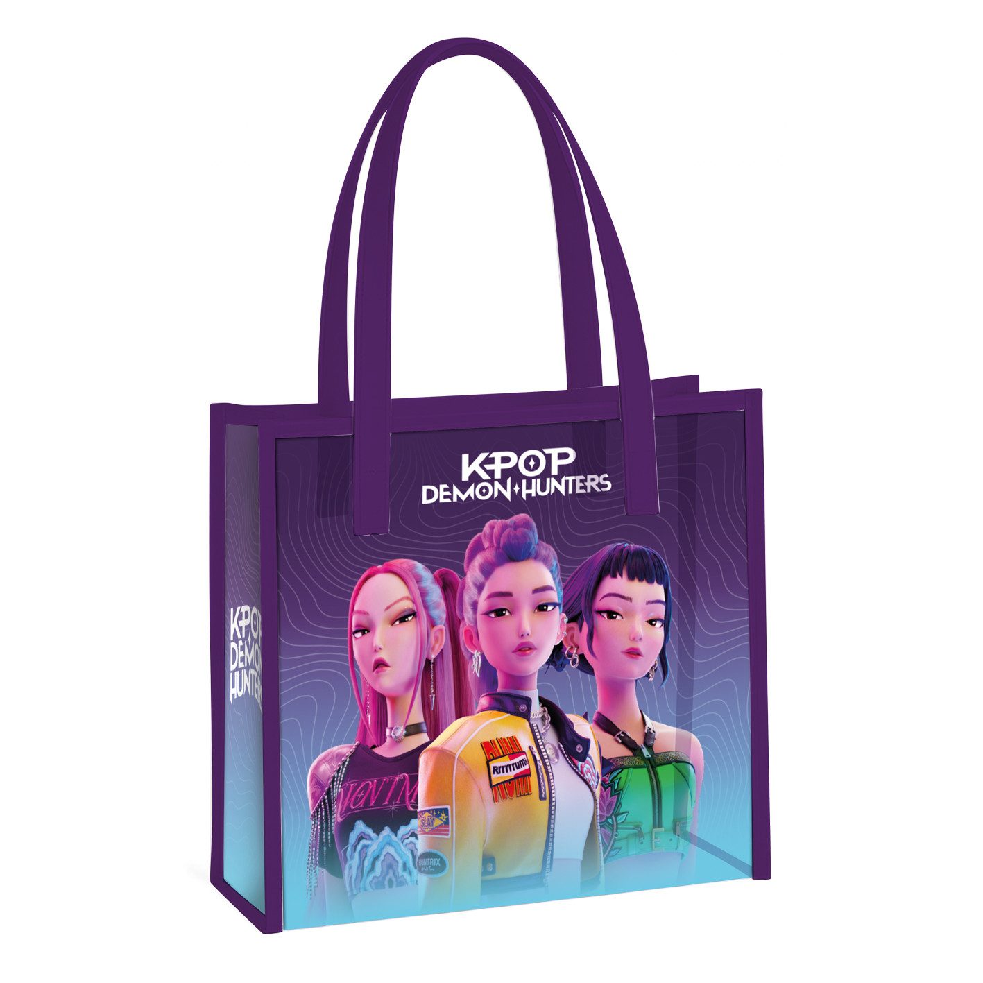 Einkaufsbeutel K-Pop Demon Hunters - Rumi, Zoey und Mira - Bag