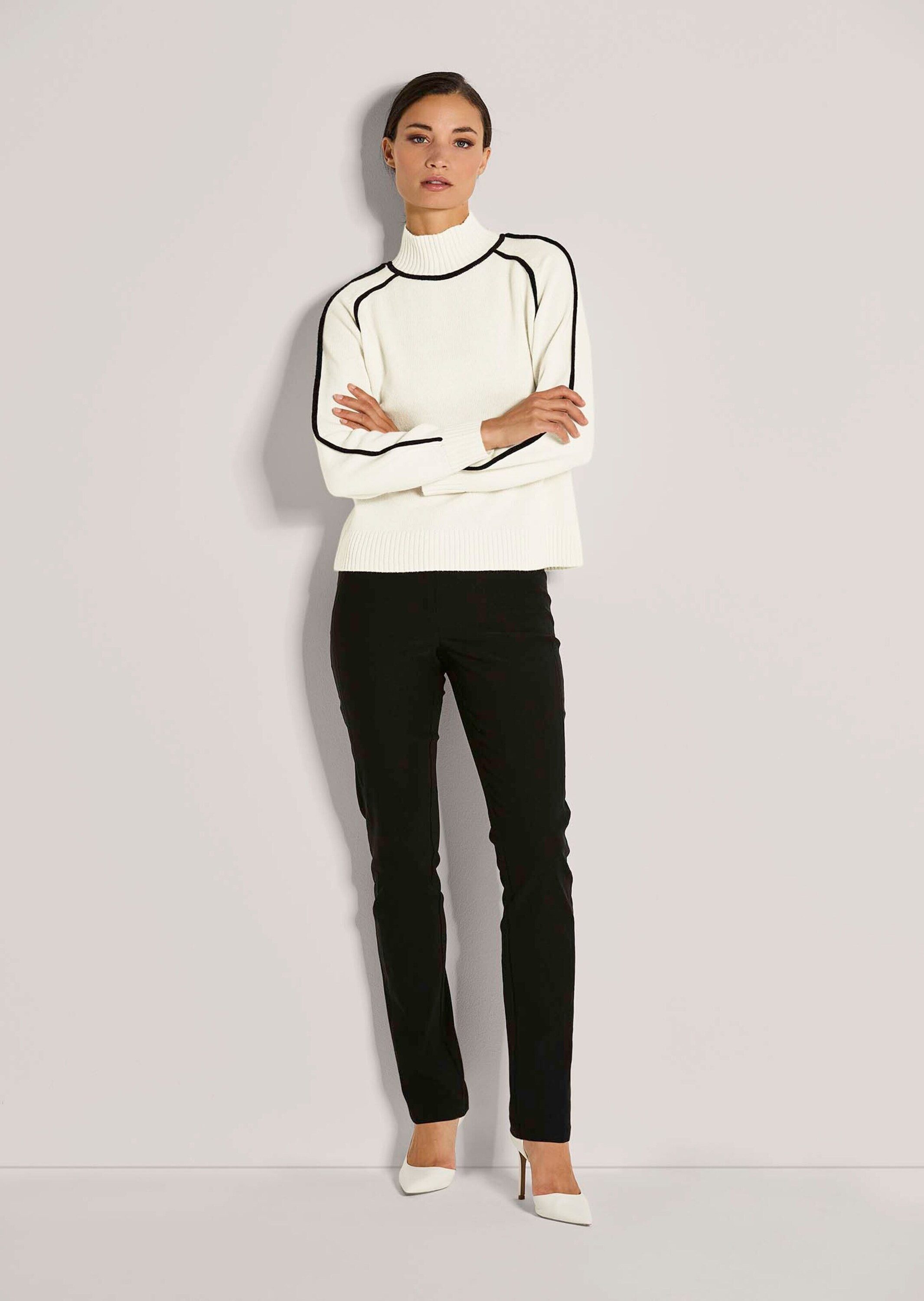 MADELEINE Strickpullover Eleganter Strickpullover mit sportivem Esprit Woll günstig online kaufen