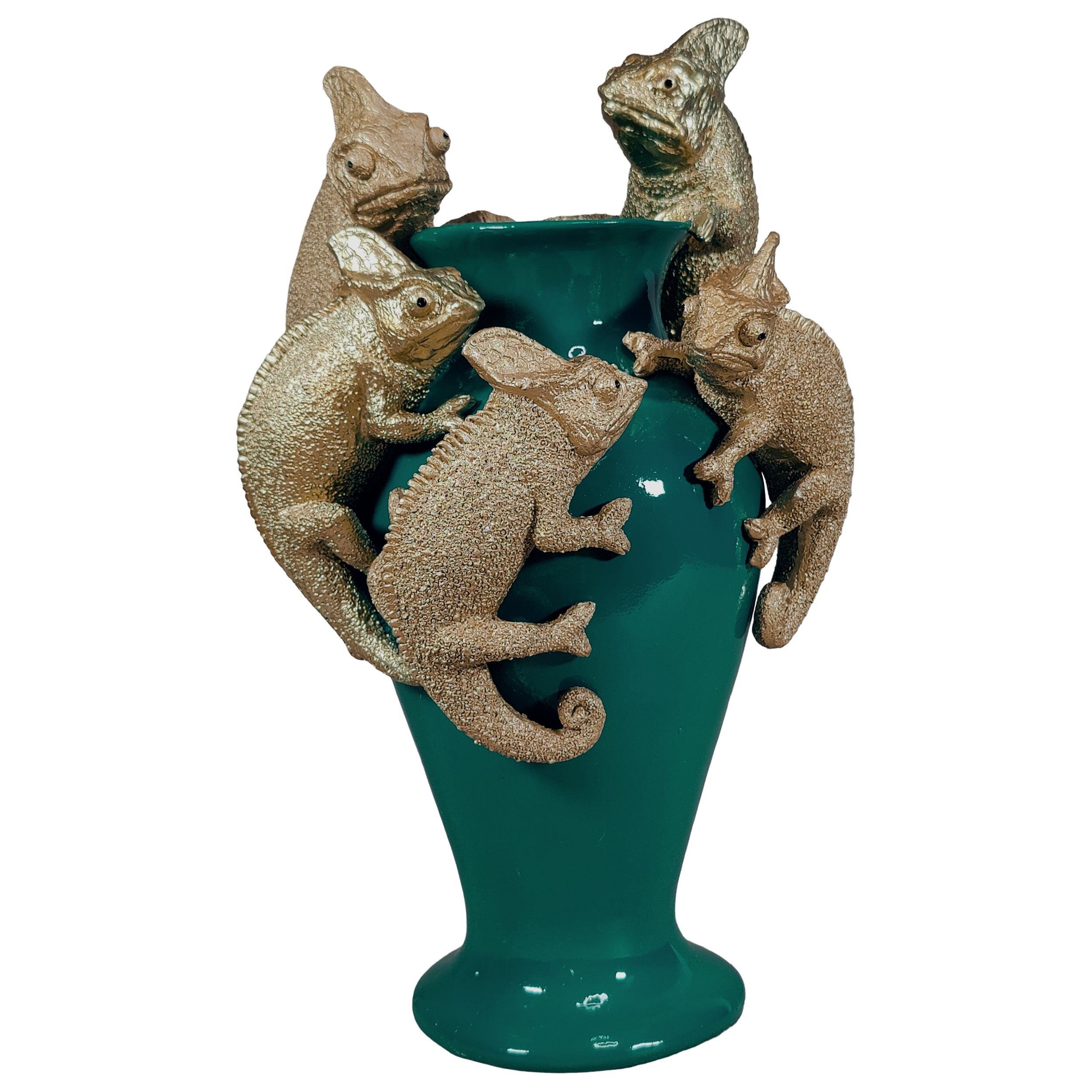 colourliving Dekovase Moderne Designer-Vase mit Tier-Motiven – für Kunstblumen (1 St), modern, extravagant, luxuriös