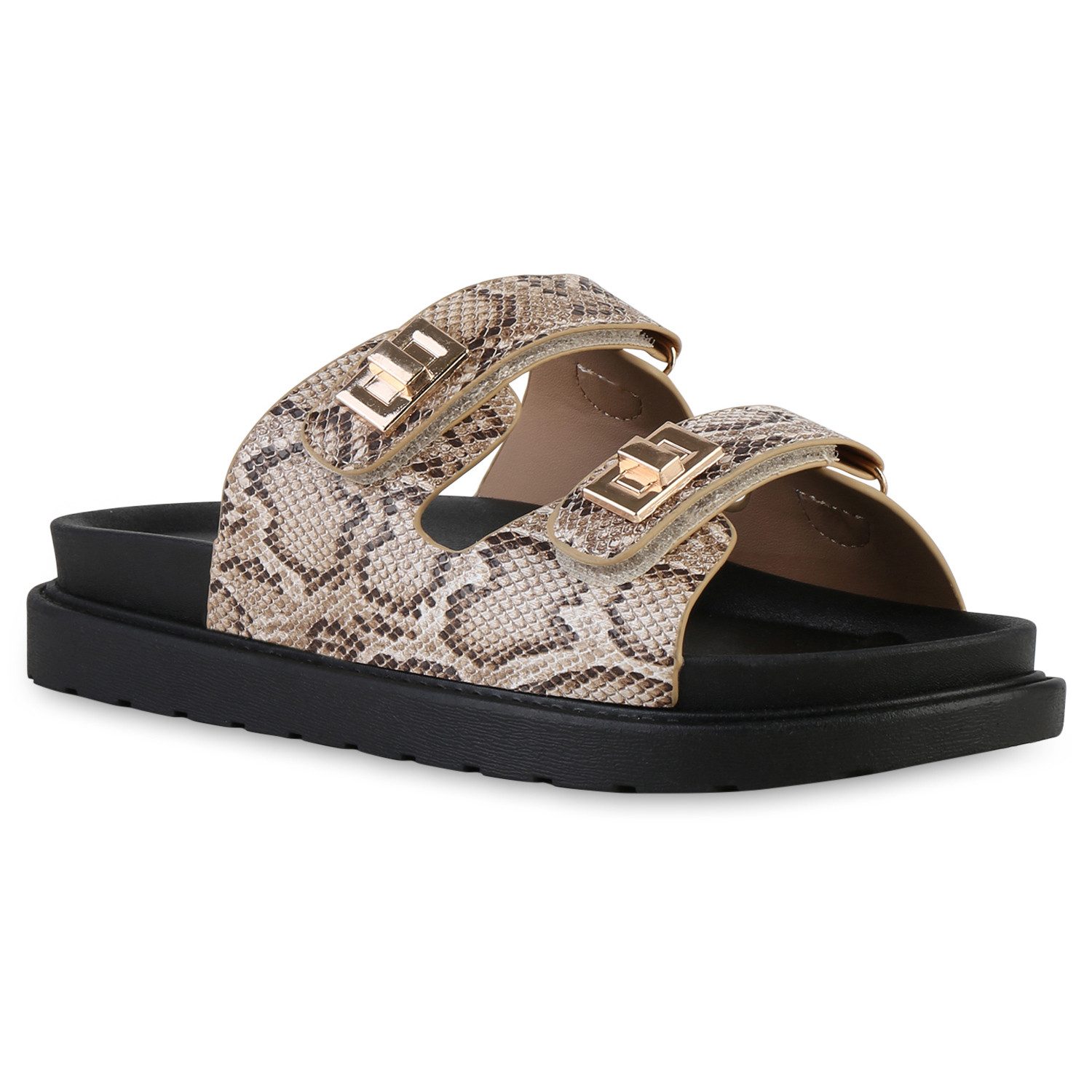 VAN HILL 841737 Sandalette Damen Pantoletten günstig online kaufen