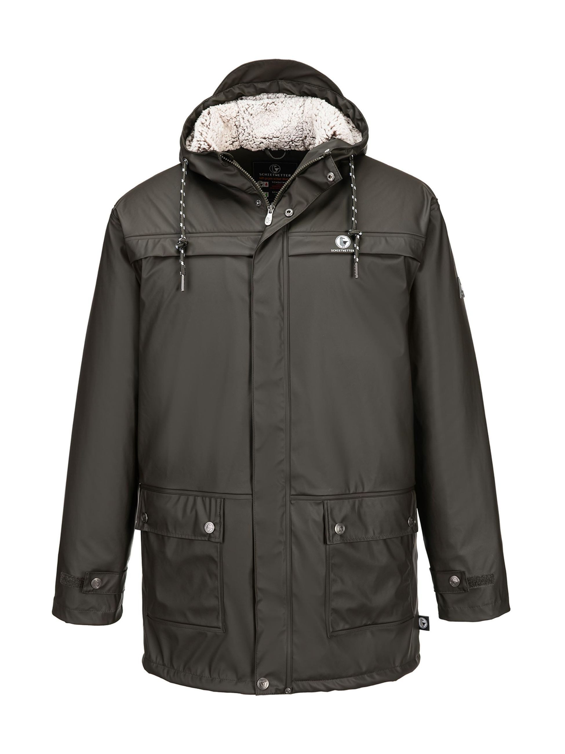 Schietwetter Regenjacke Herren Regenjacke gefüttert verschweißte Nähte günstig online kaufen