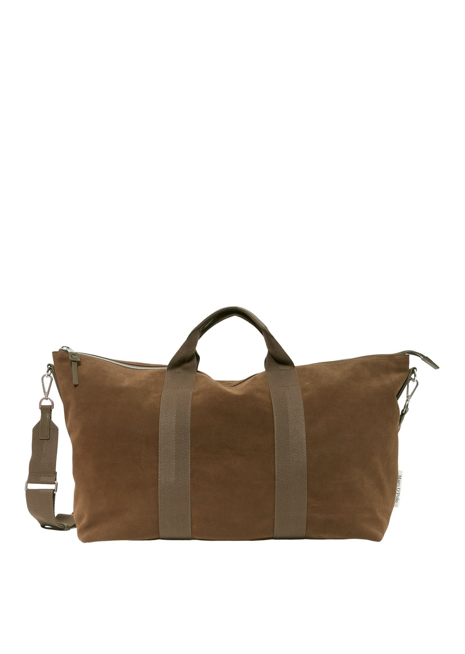 Marc O'Polo Weekender aus softem Suede-Rindsleder