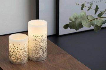 Pauleen LED-Kerze Glowing Glitter Candle 2er Set (2-tlg)