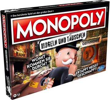Hasbro Spiel, Gesellschaftsspiel Monopoly Mogeln und Täuschen, Made in Germany