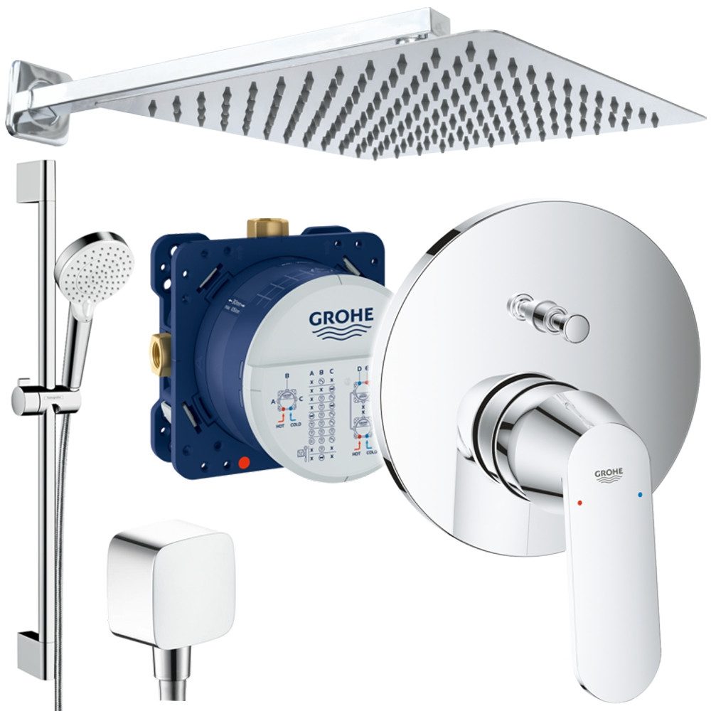 Grohe und Jowi Duscharmatur Eurosmart Cosmopolitan Duschsystem, mit Hansgro günstig online kaufen