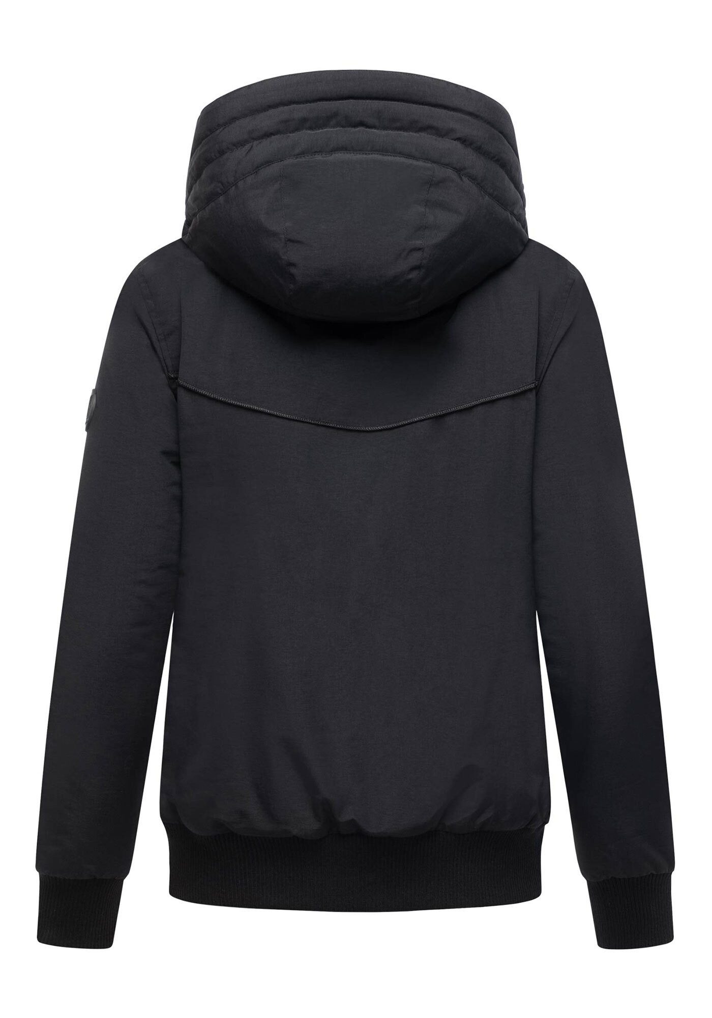 Marikoo Winterjacke Mooni 16 Gefütterte Übergangsjacke mit Kapuze und Kordelzug