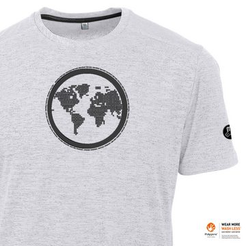Maul T-Shirt Maul - Earth Fresh 2, hochfunktionelles Herren T-Shirt, hellgrau