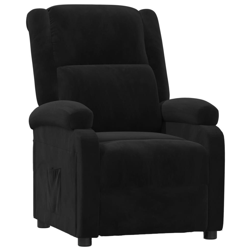 vidaXL Sessel Relaxsessel Schwarz Samt (1-St) günstig online kaufen