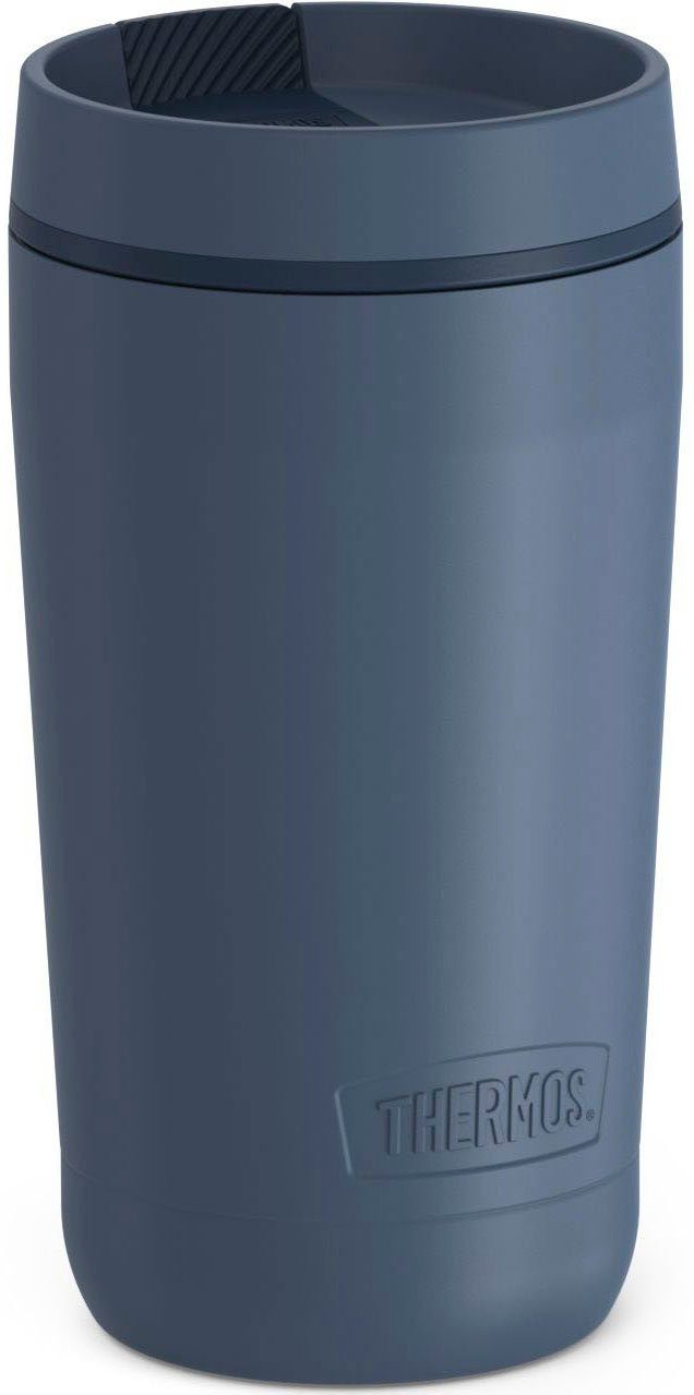 (1-tlg), mat doppelwandiger Edelstahl, GUARDIAN Thermobehälter Silikon, FOOD blue Edelstahl lake THERMOS JAR,